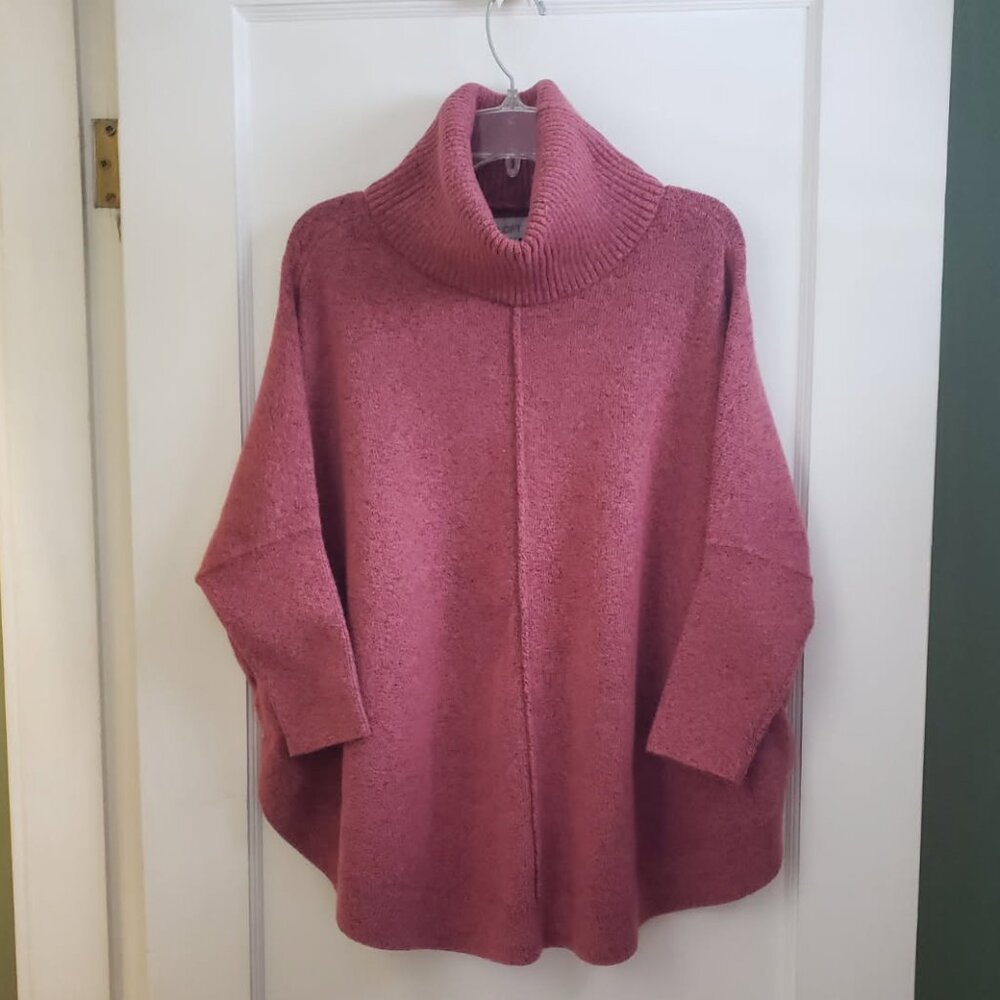 LOFT Pink Turtleneck Sweater